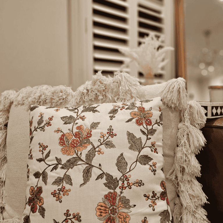 Floral Cushion Cover