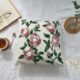 Rose Garden Embroidered Cushion Cover