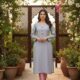 Grey Raw Silk Kurta Set with Pink Jamawar Pants