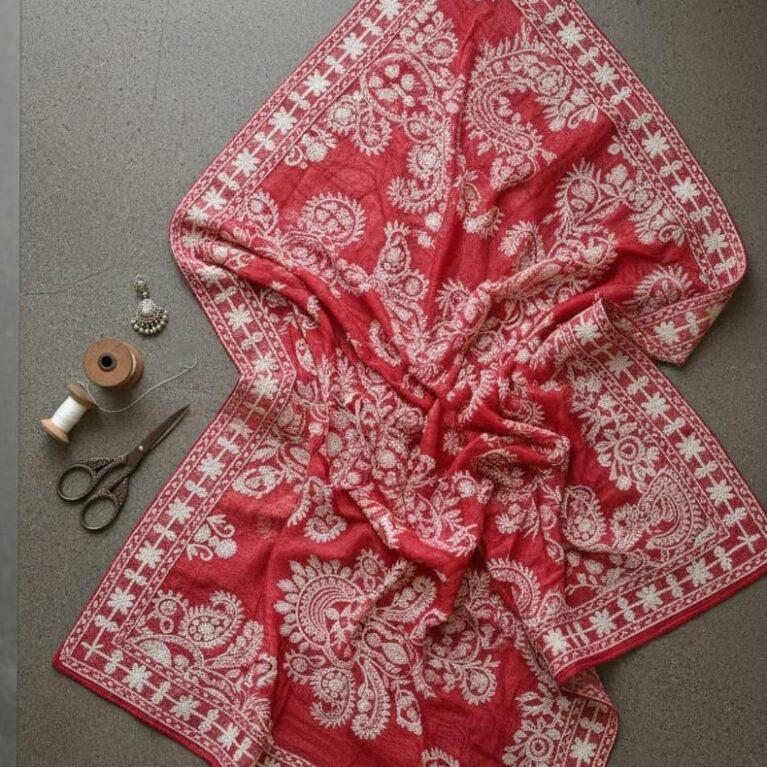 Khaas Rang Scarlet Dupatta