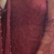 Maroon Paisley Embroidered Suit Set